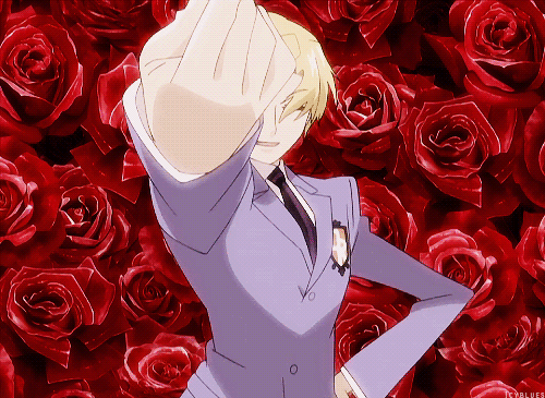 Tamaki throwing sparkles